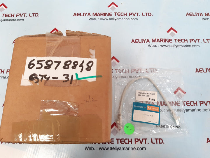 Farnell 1526126 Enhanced CAT5E UTP Patch Cable 0.3Mtr