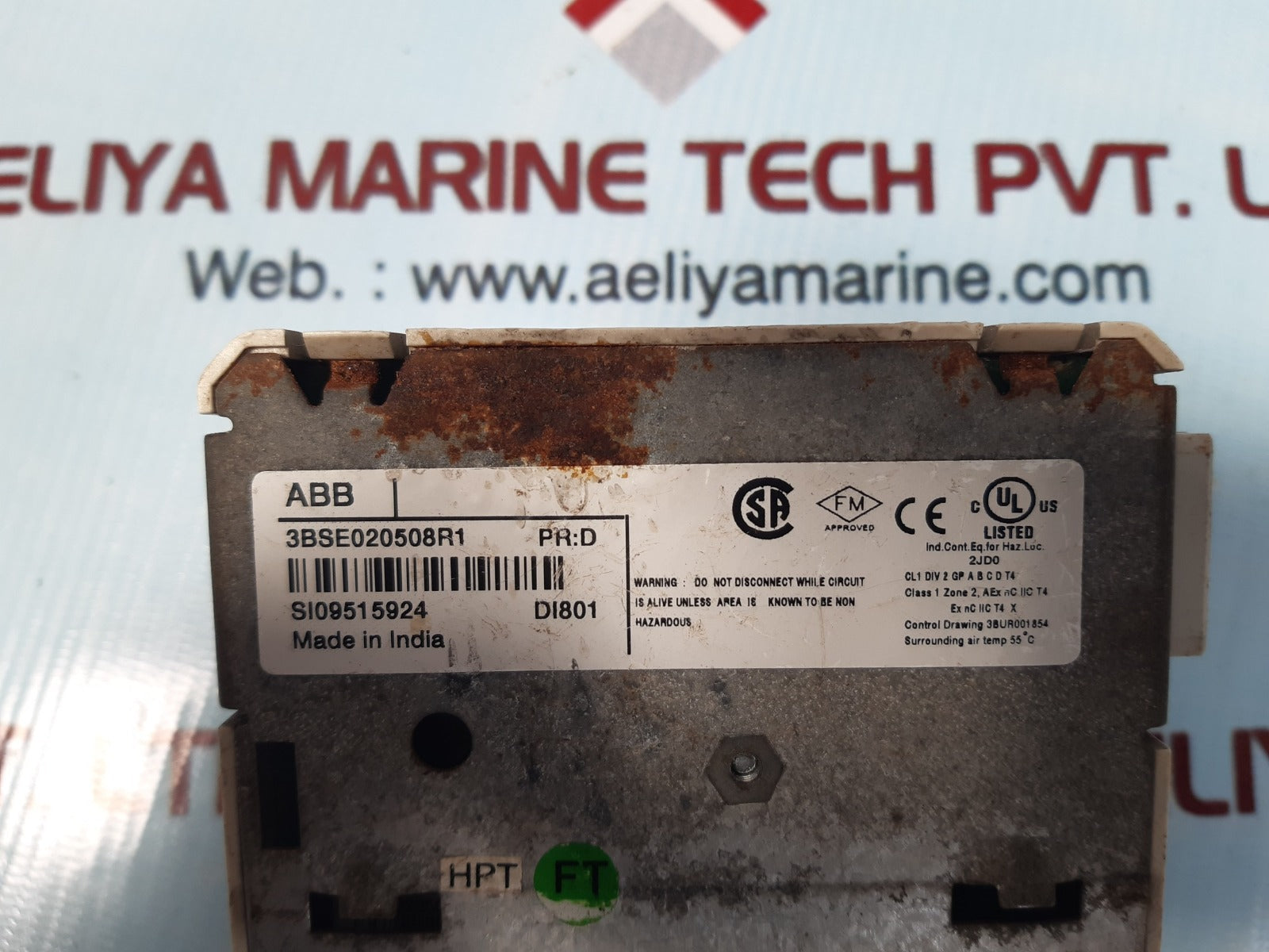 ABB DI801 Digital Input Module 3BSE020508R1, SI09515924 24V