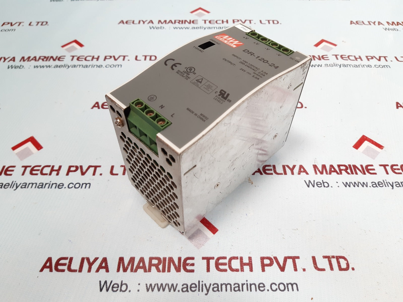 Mean well dr-120-24 power supply e183223