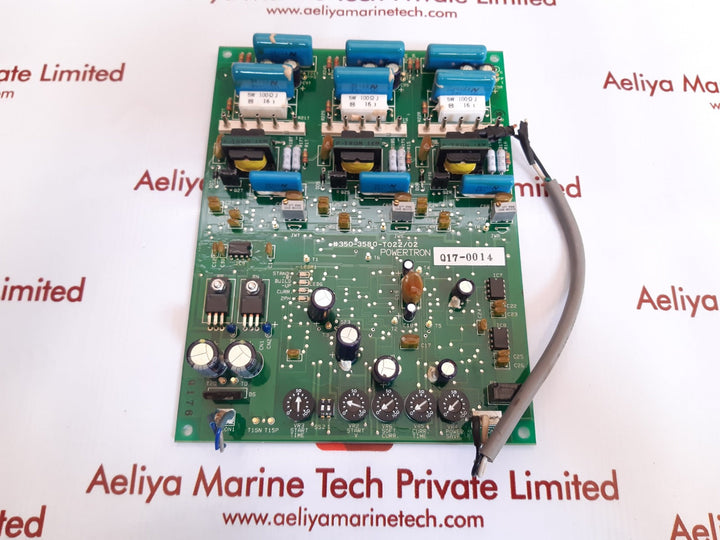 Powertron 350-3580-t022/02 pcb card