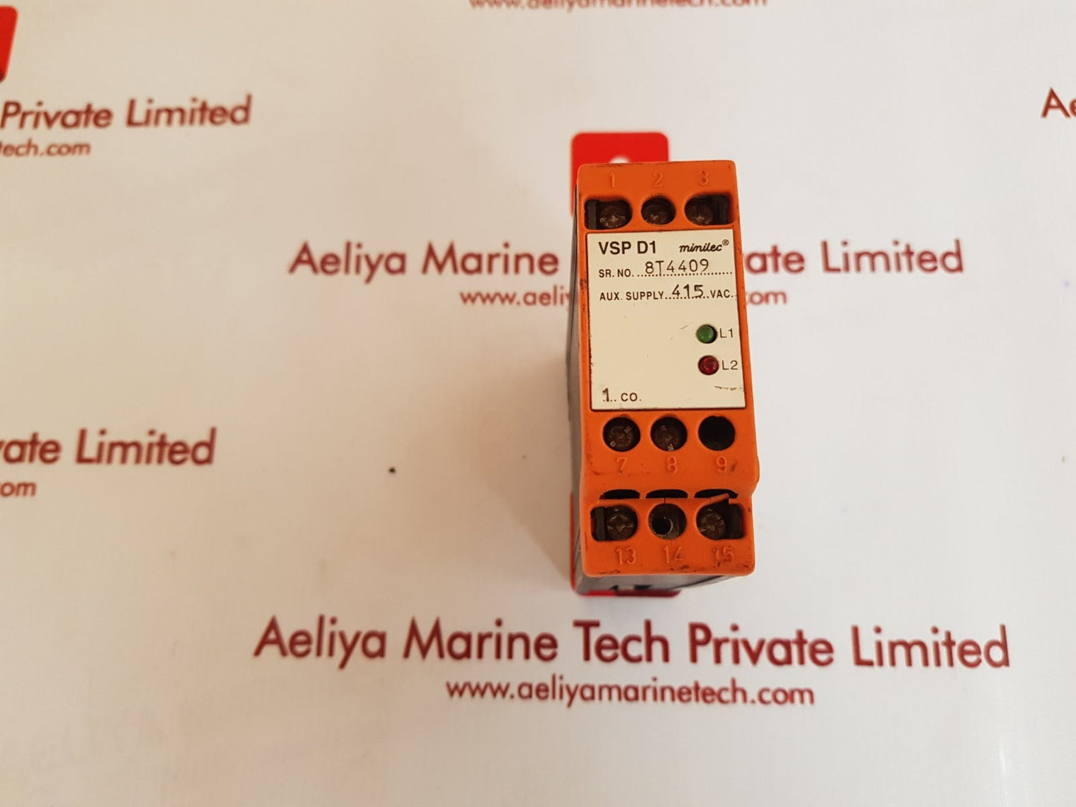 Minilec Vsp D1 Phase Failure Relay 415Vac