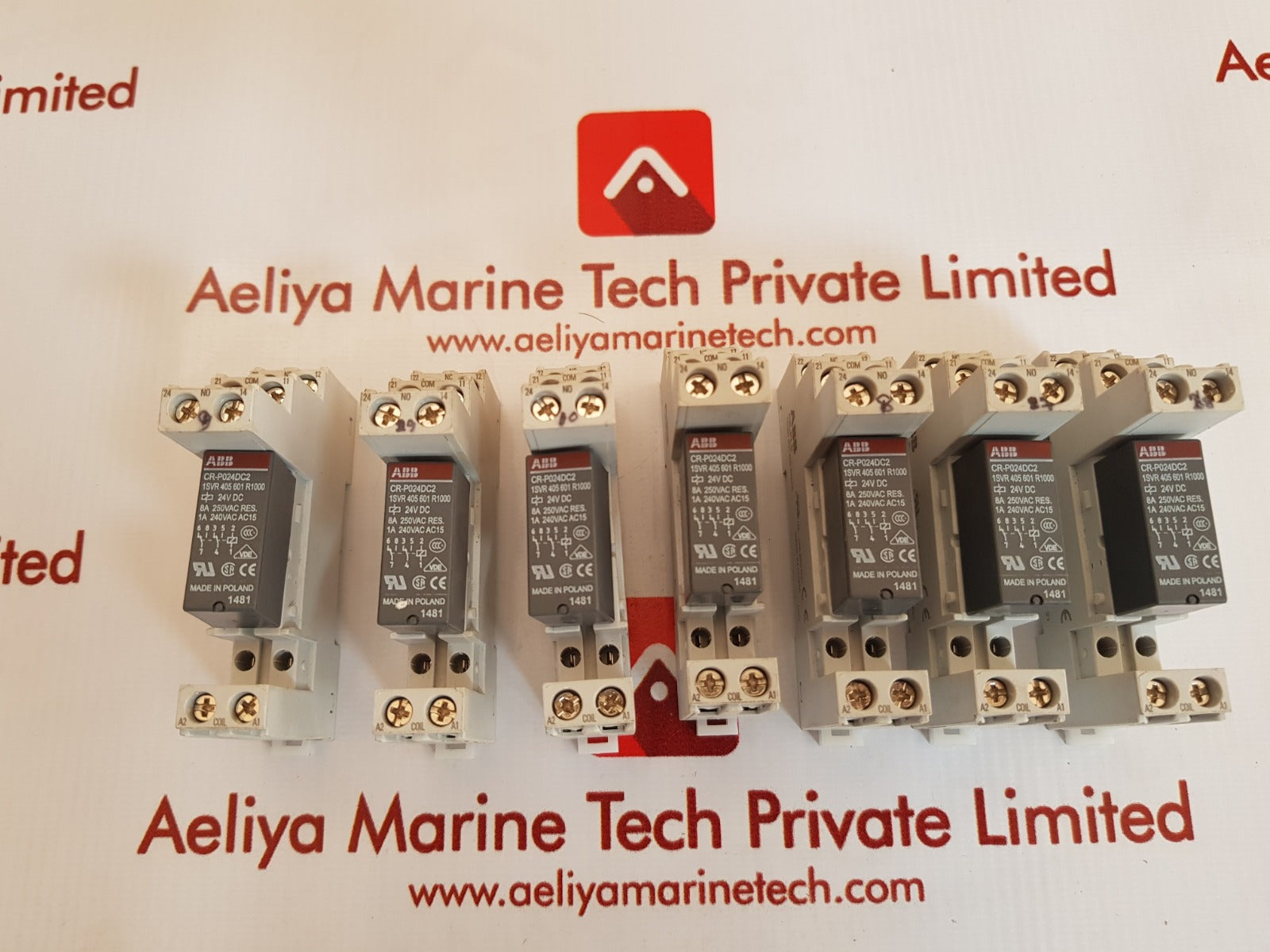 Abb Cr - P024Dc2 Pluggable Interface Relay Cr-pls 1Svr 405 601 R1000