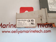 Allen-bradley 1734-ob4e ser.c input module with 1734-mb ser.a mounting base