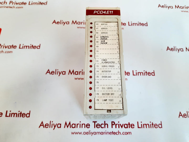 Saia pcd4.e110 digital input module