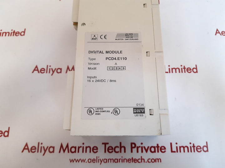 Saia pcd4.e110 digital input module