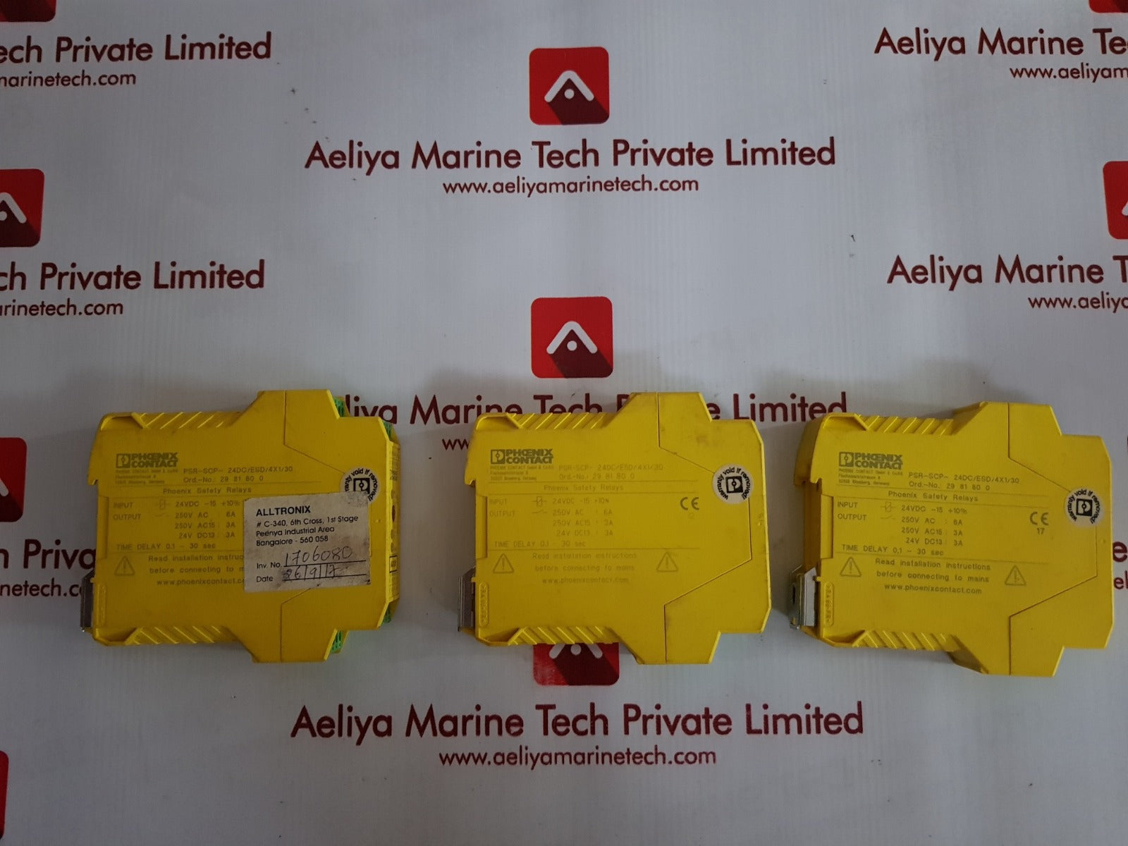 Phoenix contact psr-esd-30 safety relay