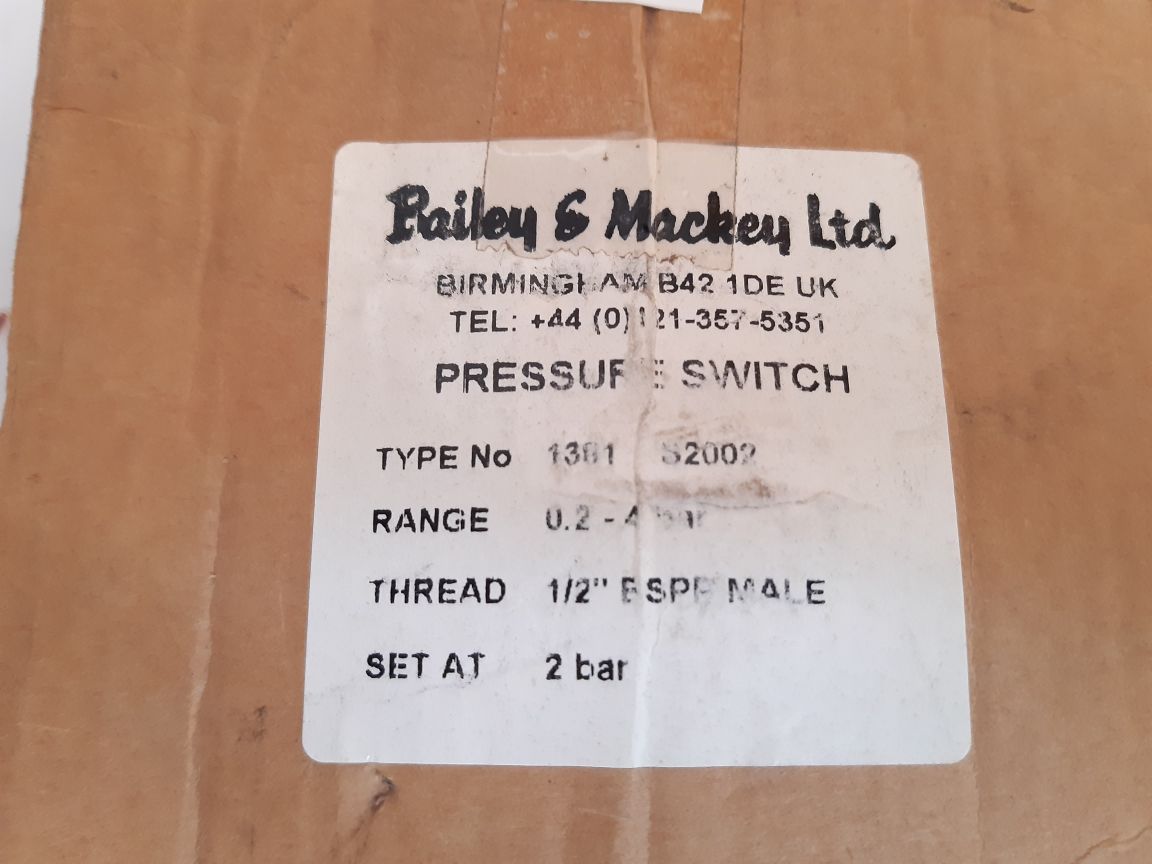 Bailey 1381 Pressure Switch - Aeliya Marine Tech