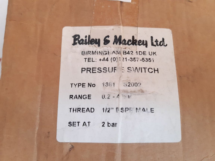 Bailey 1381 Pressure Switch - Aeliya Marine Tech