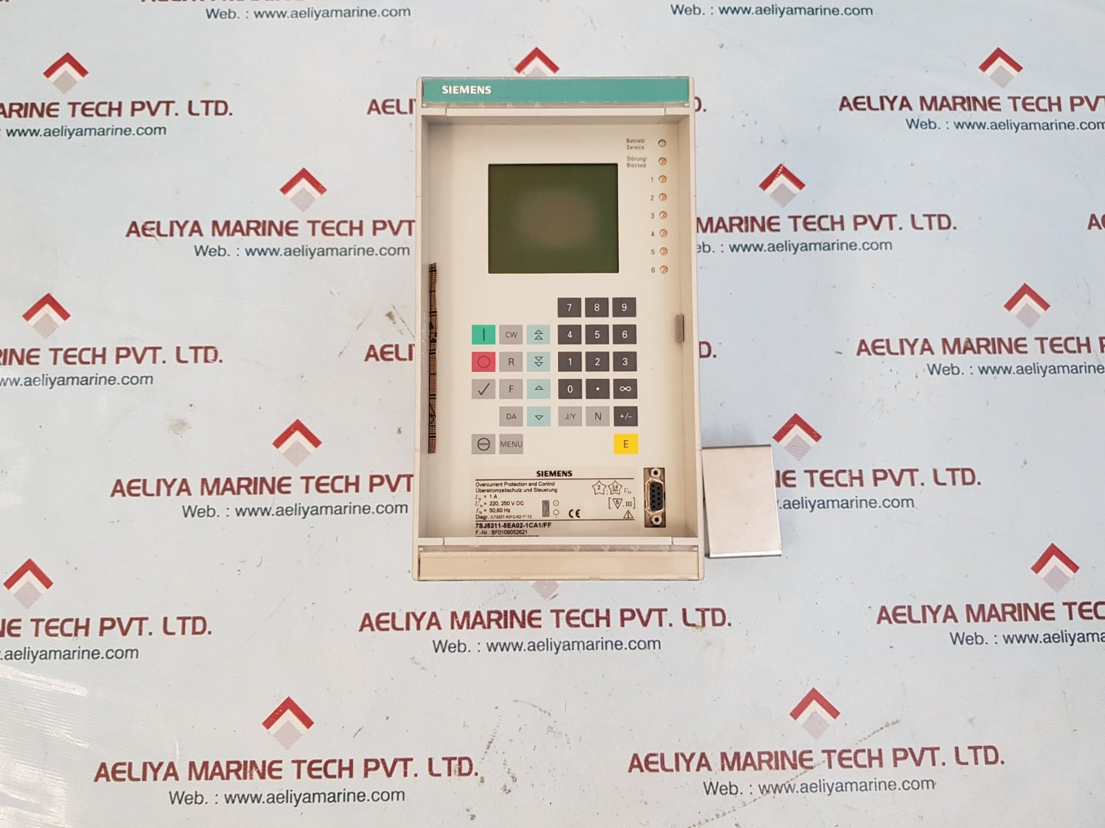 Siemens 7Sj5311-5Ea02-1Ca1/Ff Overcurrent Protection And Control Relay