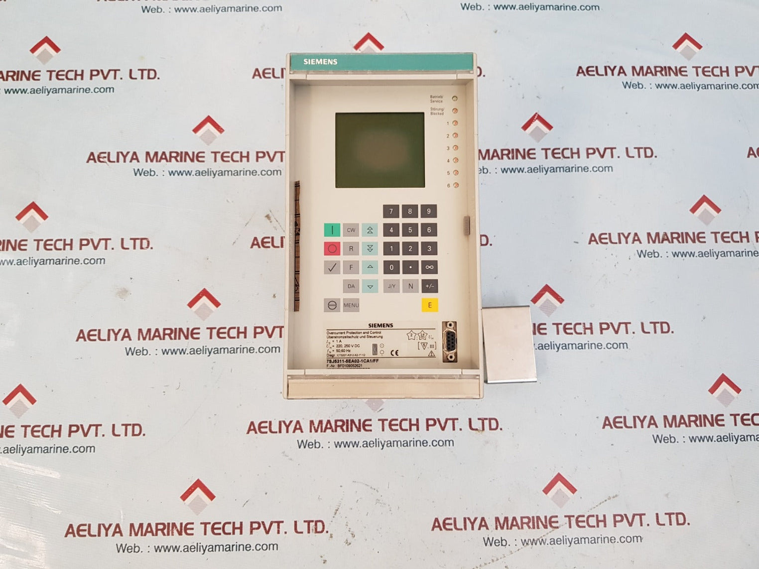 Siemens 7Sj5311-5Ea02-1Ca1/Ff Overcurrent Protection And Control Relay
