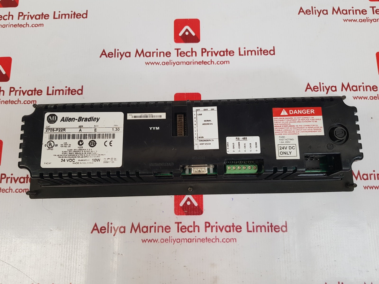 Allen-bradley 2706-p22r inview panel mount display