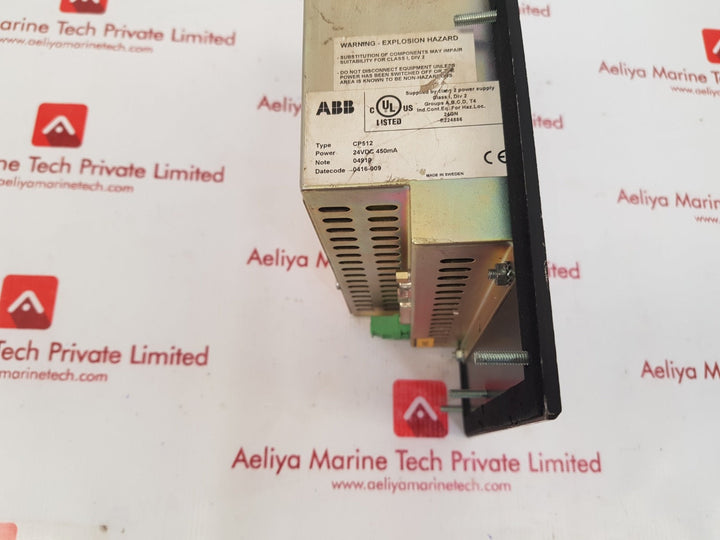 Abb Cp512 Membrane Keypad Operator Panel 24Vdc 450Ma