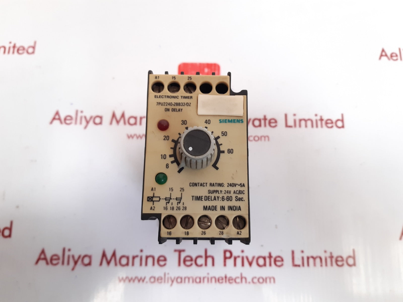 Siemens 7pu2240-2bb32-0z electronic timer