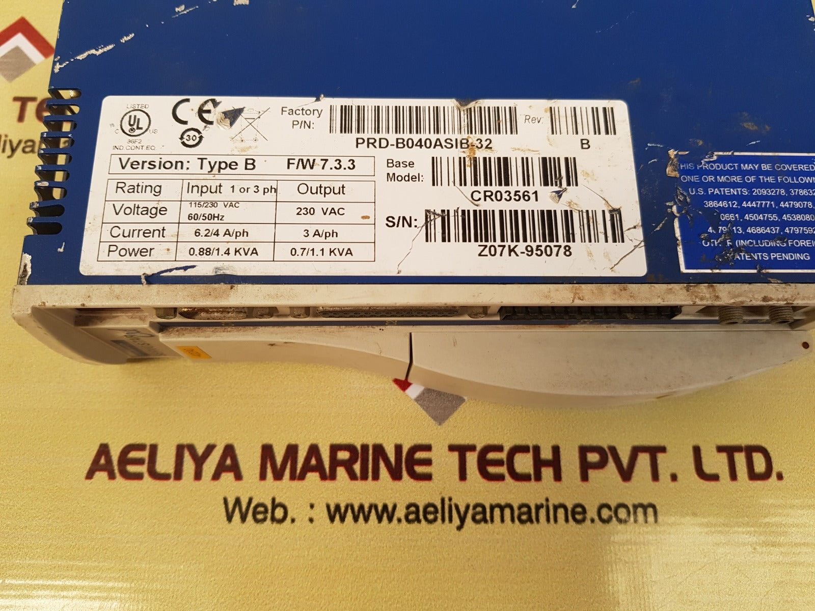 Kollmorgen Cr03561 Prd-b040Asib-32 Servo Controller