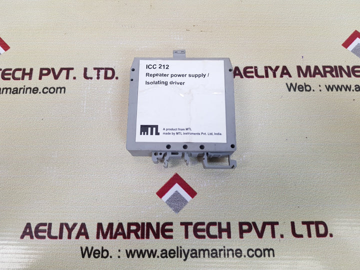 Mtl Icc212 Repeater Power Supply / Isolating Driver 20-35V Dc