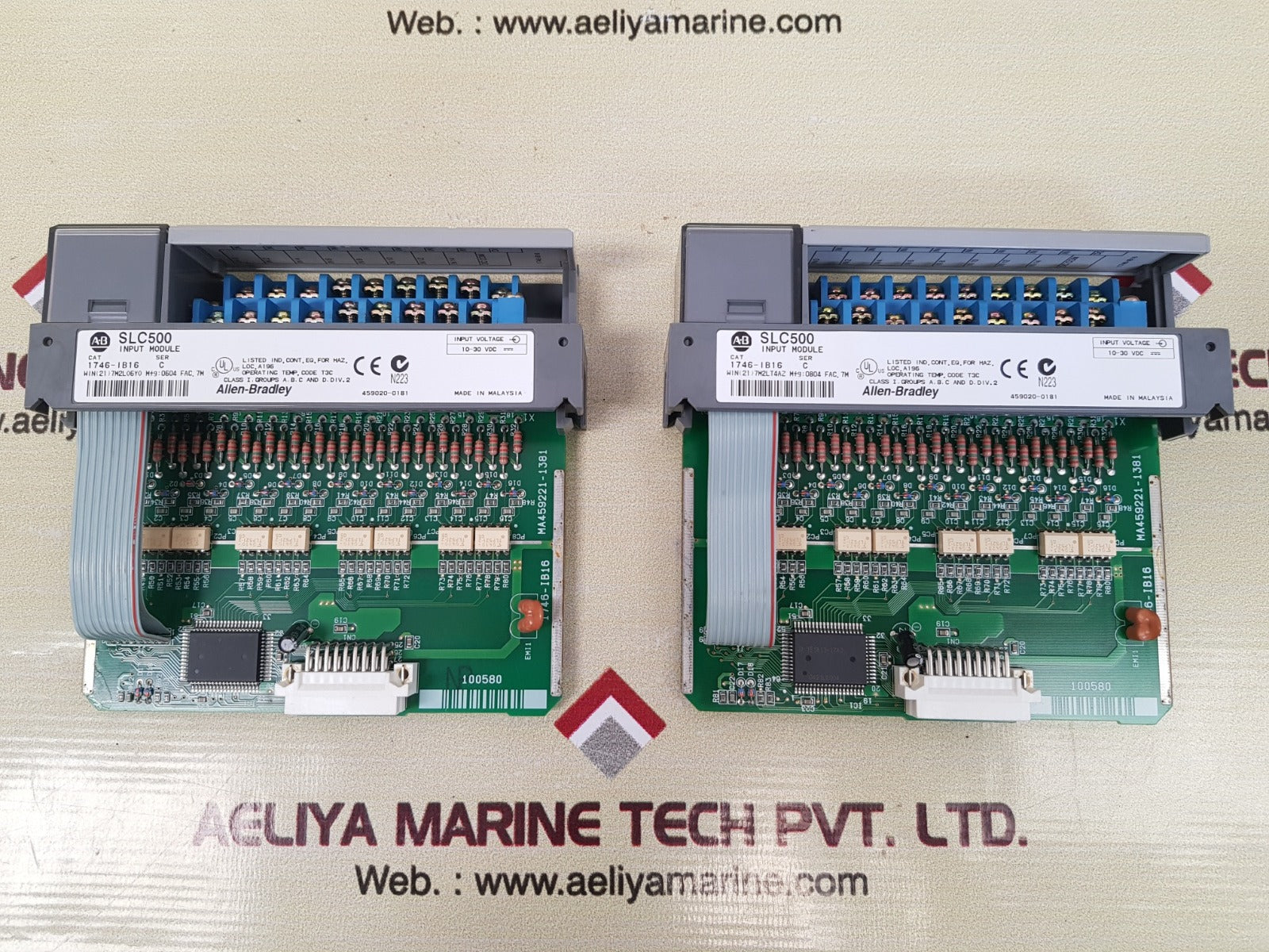 Allen-bradley 1746-ib16 Ser C Slc500 Input Module 260 gm
