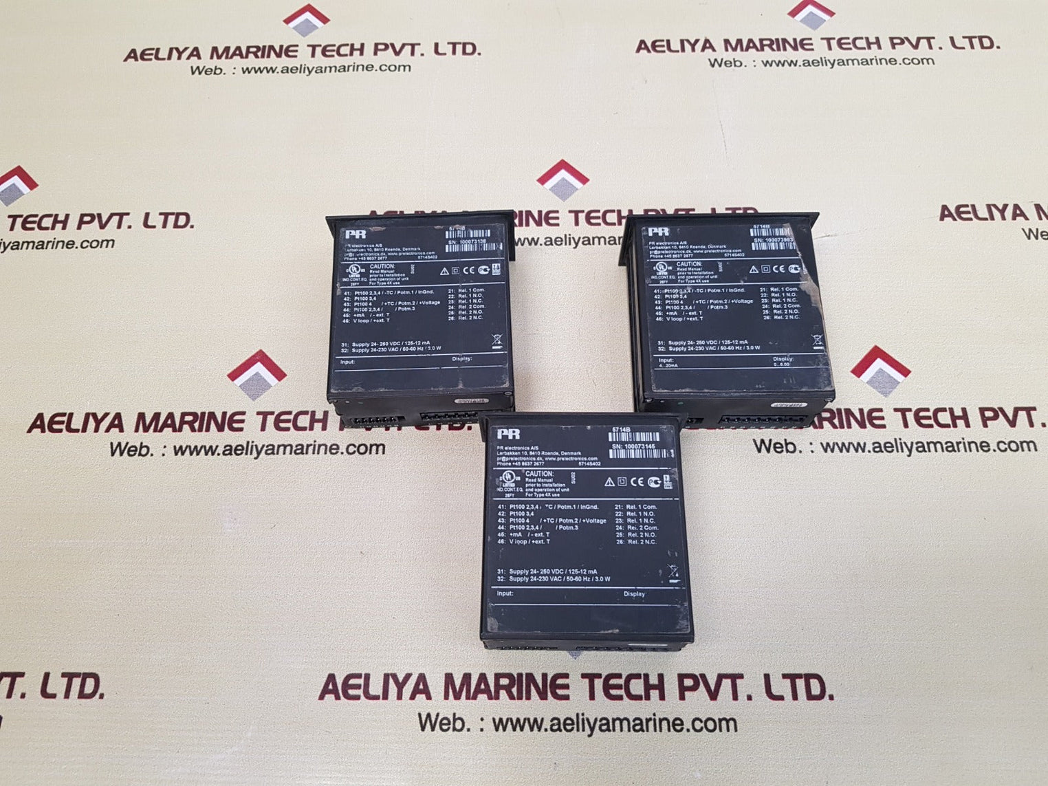 Pr electronics 5714b programmable led indicator 125-12 ma