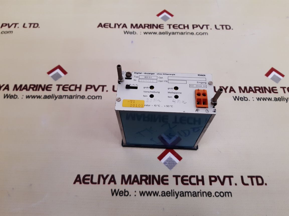 Knick 803 S1 Digital Indicator 761226 - Aeliya Marine Tech