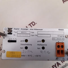 Knick 803 S1 Digital Indicator 761226 - Aeliya Marine Tech