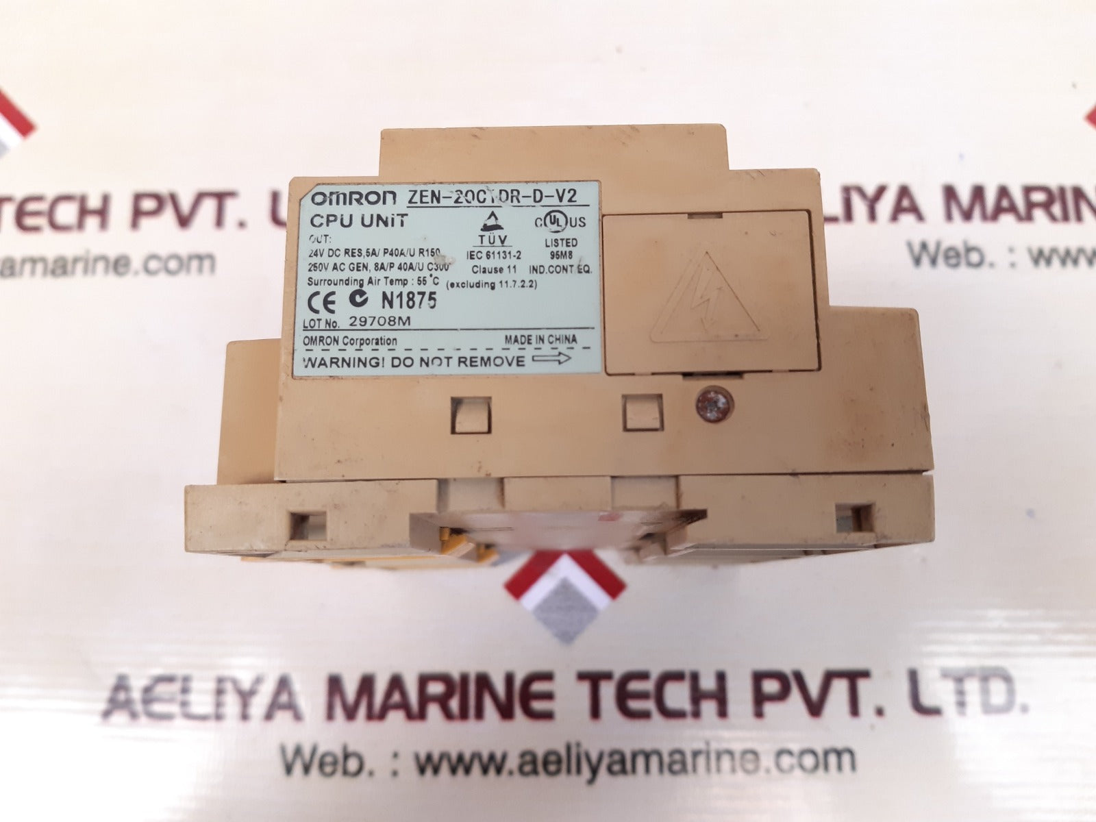 Omron zen 20c1dr-d-v2 cpu unit 24v dc