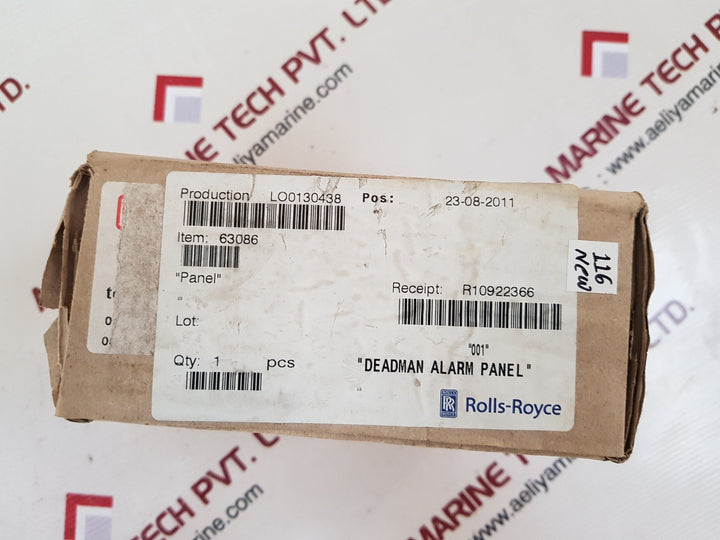 Rolls-royce 63086 Alarm Panel