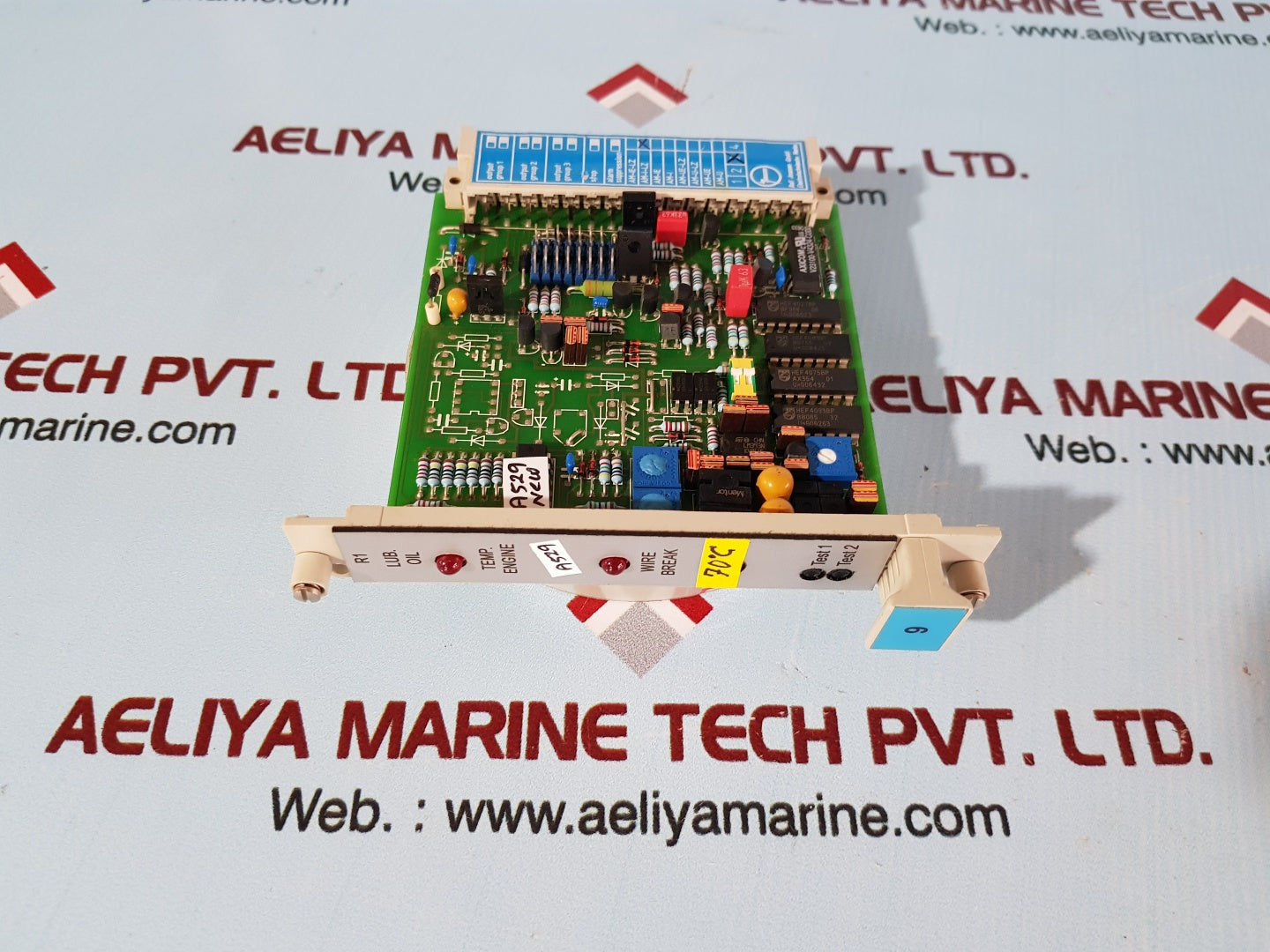 Rolf Janssen 03.0111.A Lube Oil Temp Engine Wire Break Fault Indicator Board