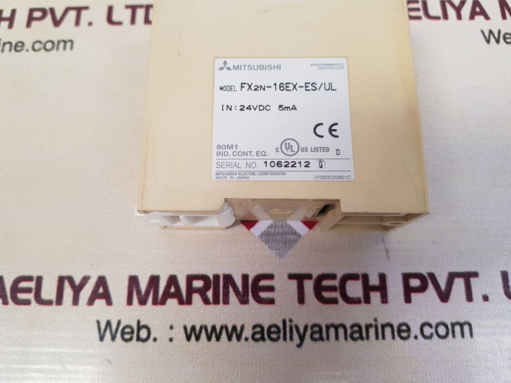 Mitsubishi Fx2N-16Ex-es/Ul Modular Extension Unit Jy550D20801C 24Vdc 5Ma
