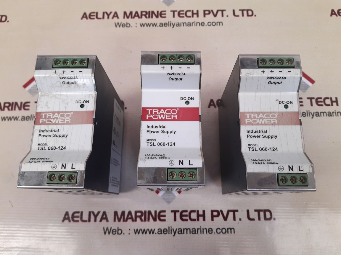 Traco Power Tsl 060-124 Industrial Power Supply 100-240Vac E0310 338