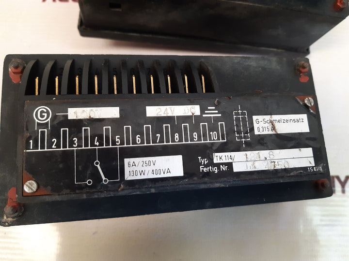 Noris tk 114 tachometerwerk relay limit value switch