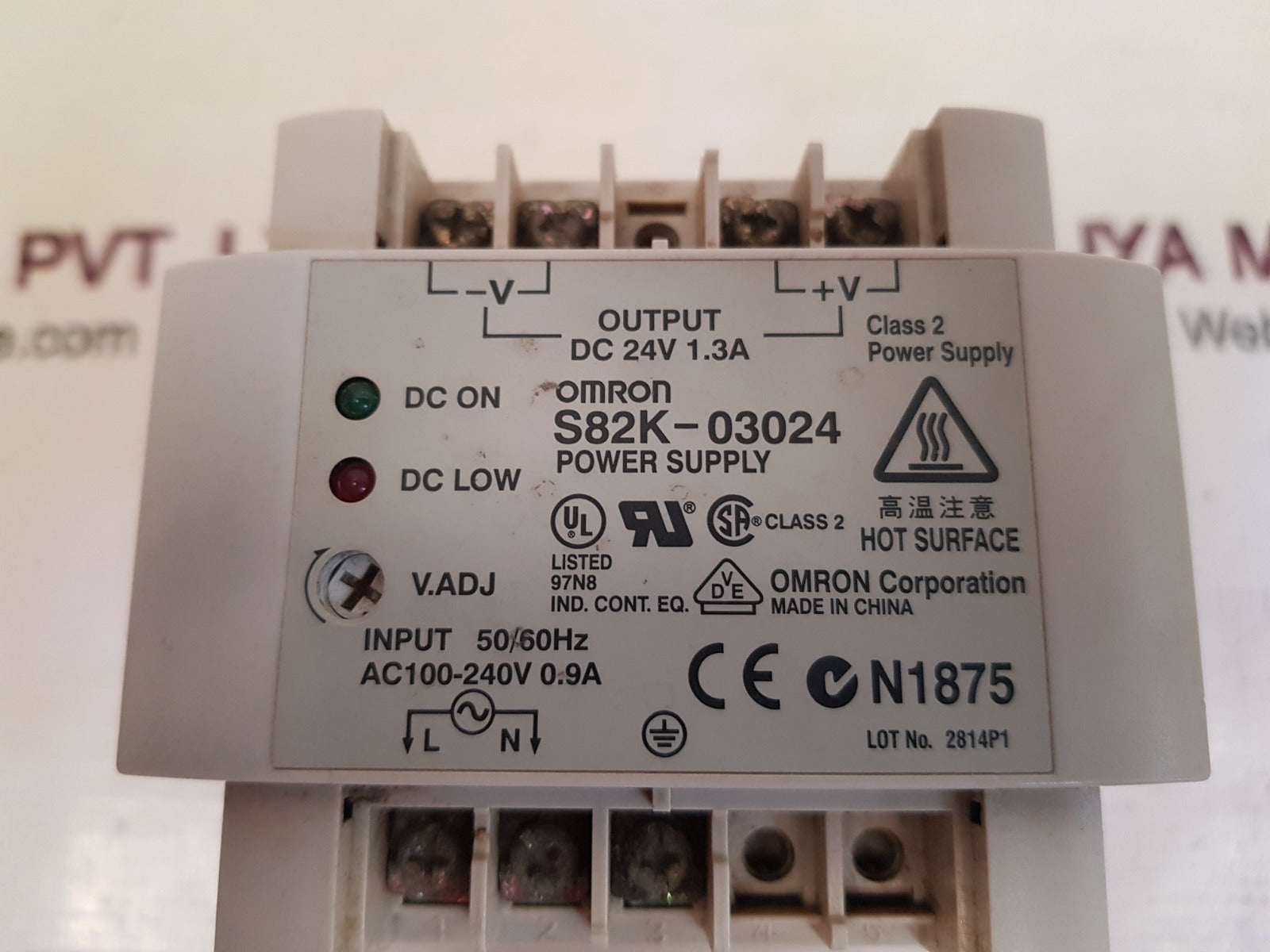 Omron S82K-03024 Power Supply , 50/60Hz