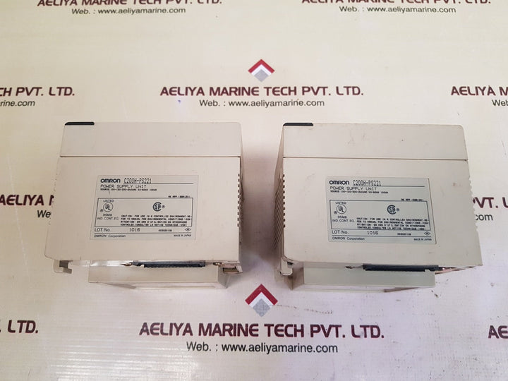 Omron c200h- ps221 power supply unit 100-120/200-240vac 50/60hz 100va