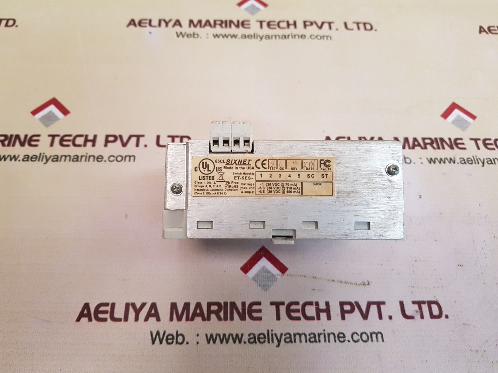 Sixnet Et-5Es-4-st Industrial Ethernet Real-time Switch 10-30 Vdc