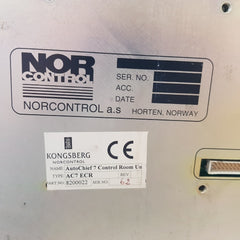 Kongsberg Norcontrol Ac7 Ecr Control Room Unit 8200022
