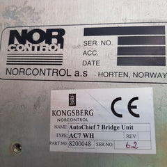 Norcontrol Ac7Wh Autochief 4 Remote Control System Bridge Unit