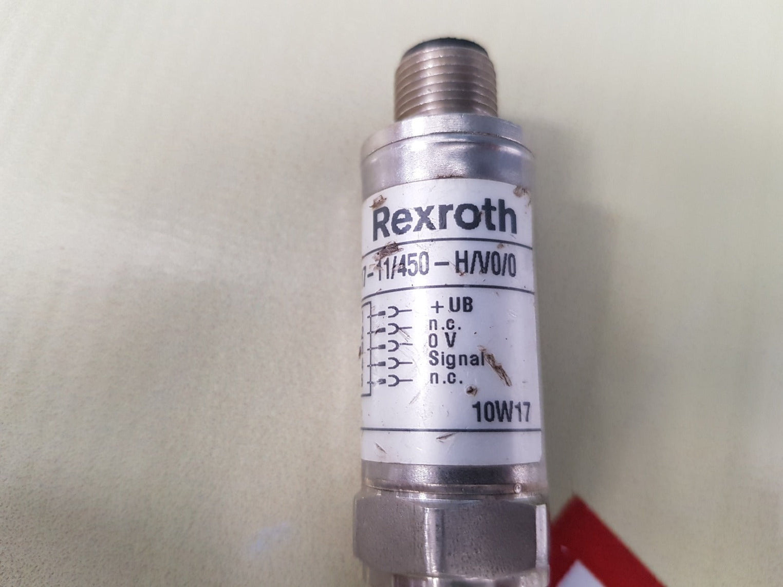 Rexroth R900773126 Pressure Transducer 0.1-10 Vdc 19-36 Vdc 7652174