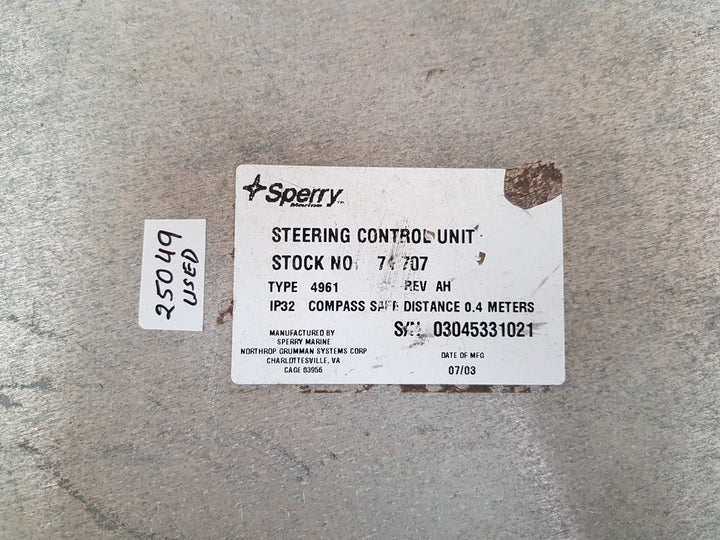 Sperry Marine 1983457-1 Steering Control Unit 4961, 020041