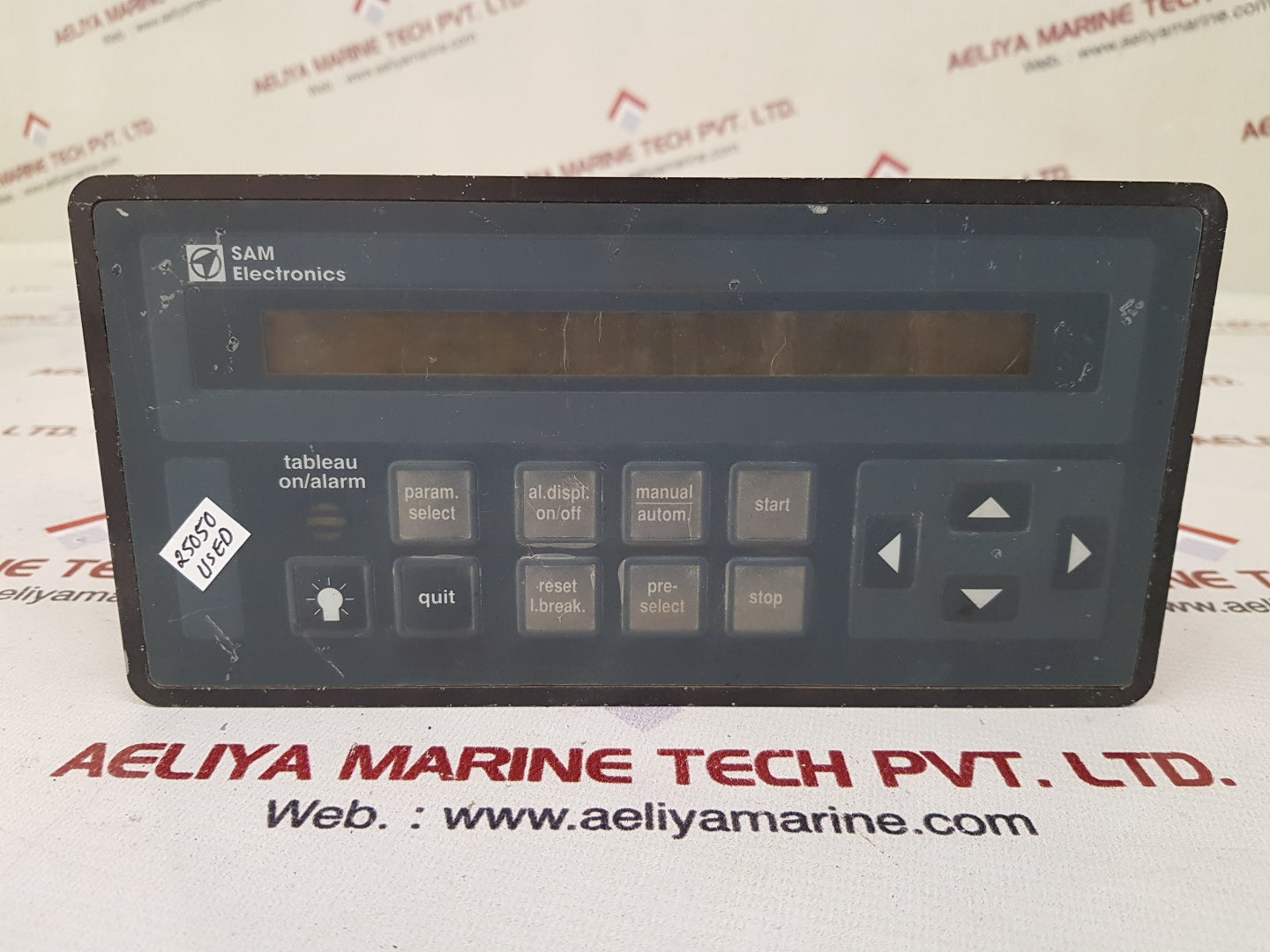 Sam Electronics 271.135 586 Fire Alarm Control Display Bat 416B 24V