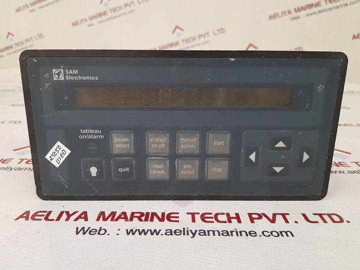 Sam Electronics 271.135 586 Fire Alarm Control Display Bat 416B 24V
