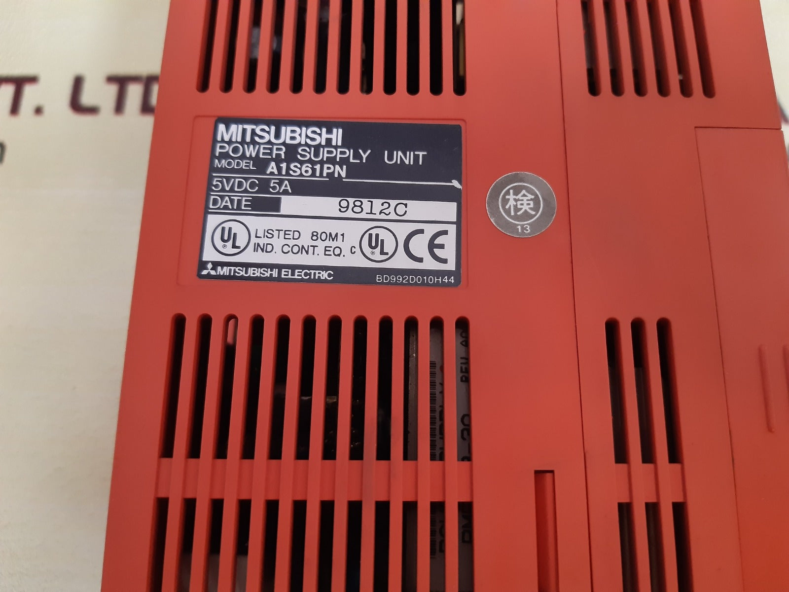 Mitsubishi melsec a1s61pn base power supply unit