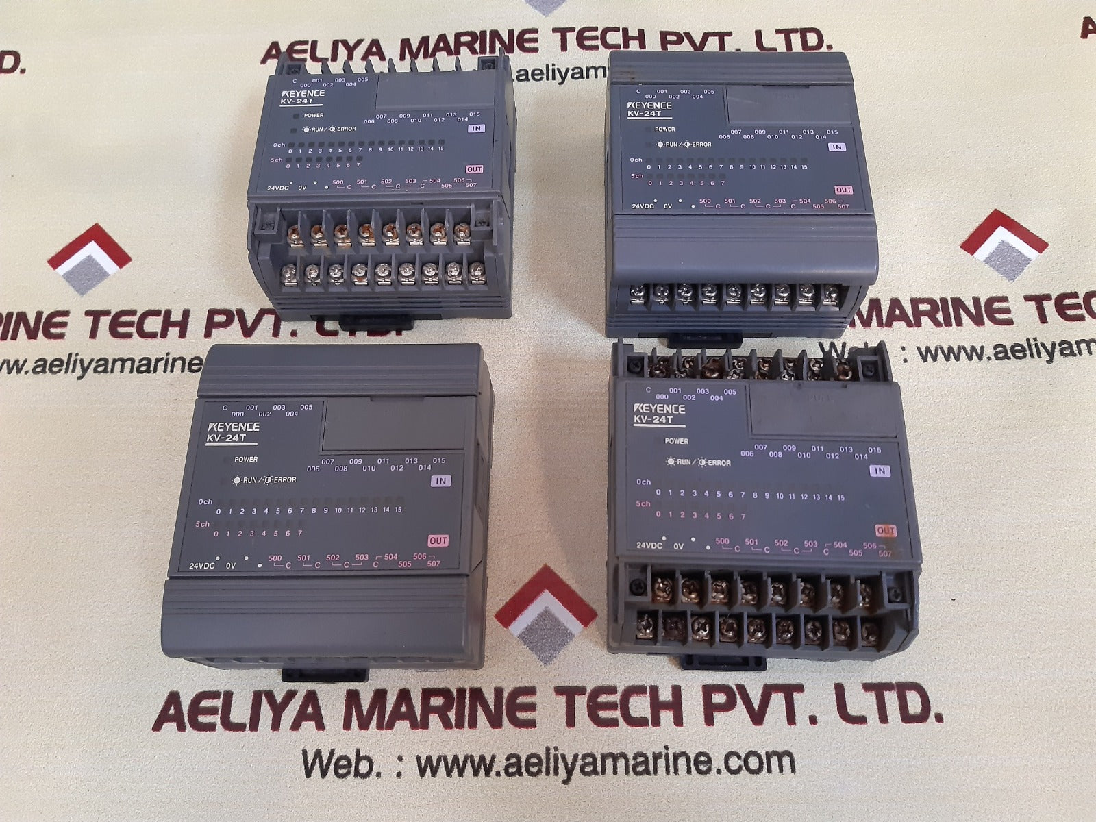 Keyence kv-24t plc base unit 24vdc