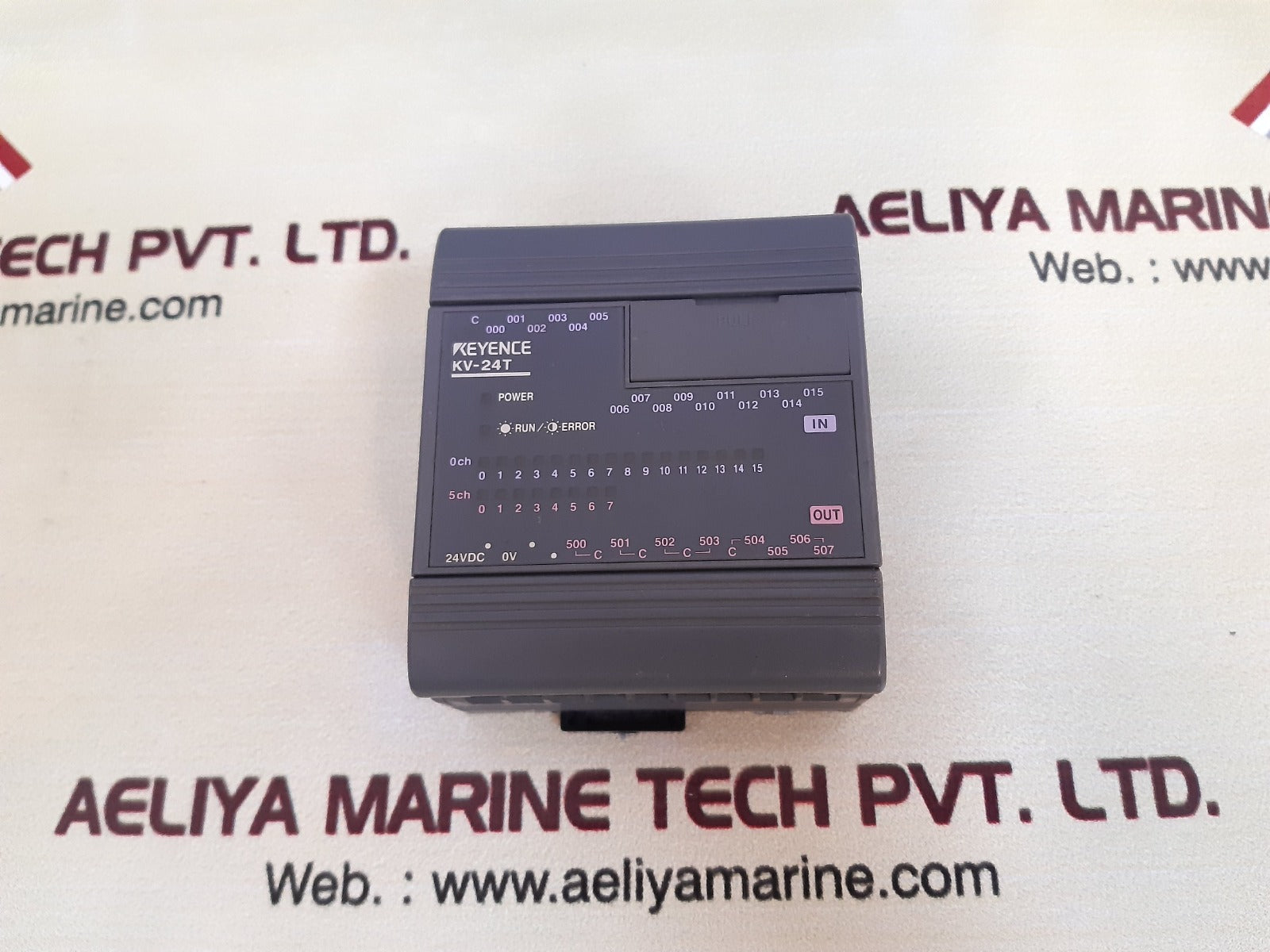 Keyence kv-24t plc base unit 24vdc