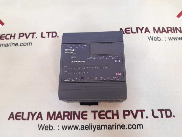 Keyence kv-24t plc base unit 24vdc