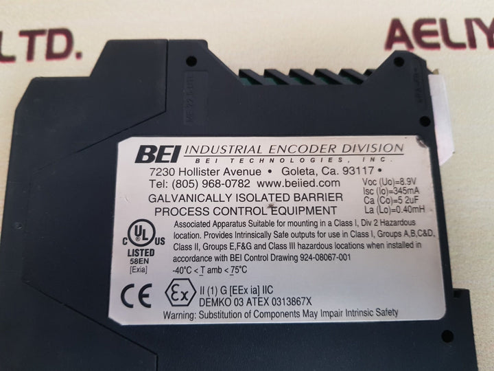 Bei 60004-003 Galvanically Isolated Barrier