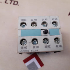 Siemens gb14048.5-2001 auxiliary switch block 3rh1921-1fa22