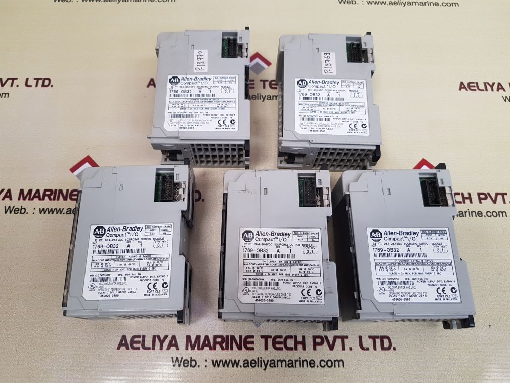 Allen-bradley 1769-ob32 Compact I/O 32 Pt Sourcing Output Module 20.4-26.4 Vdc
