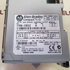 Allen-bradley 1769-ob32 Plc I/O Module 24Vdc T3C Ser.A Rev.1