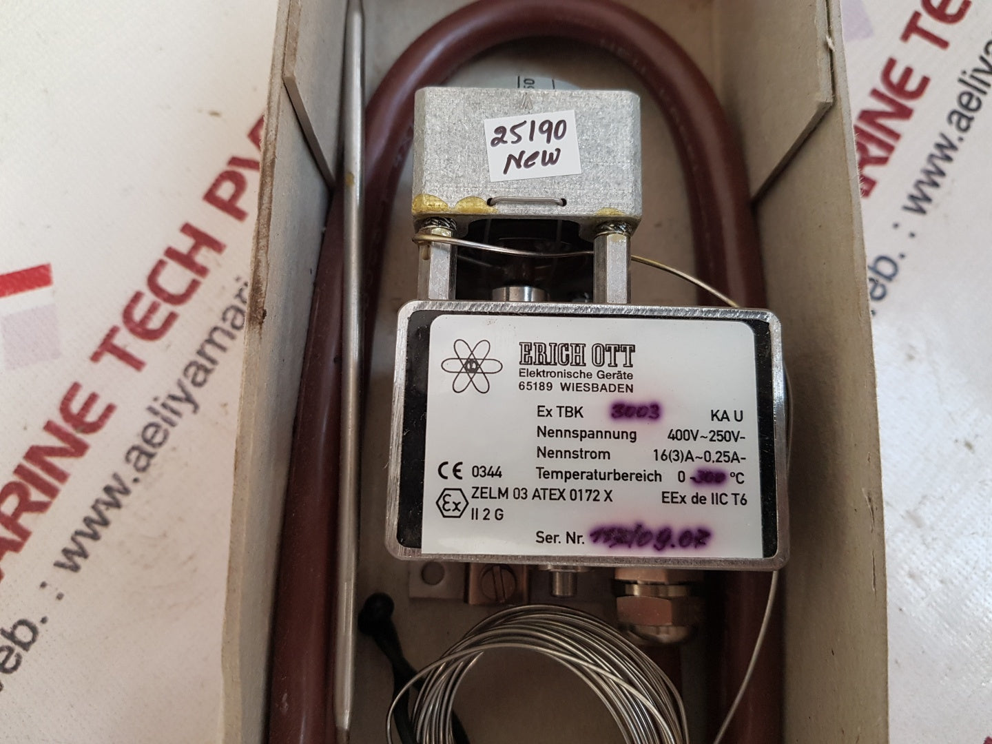 Erich Ott Ex Tbk 3003 Ka U Capillary Temperature Control And Limiter Module