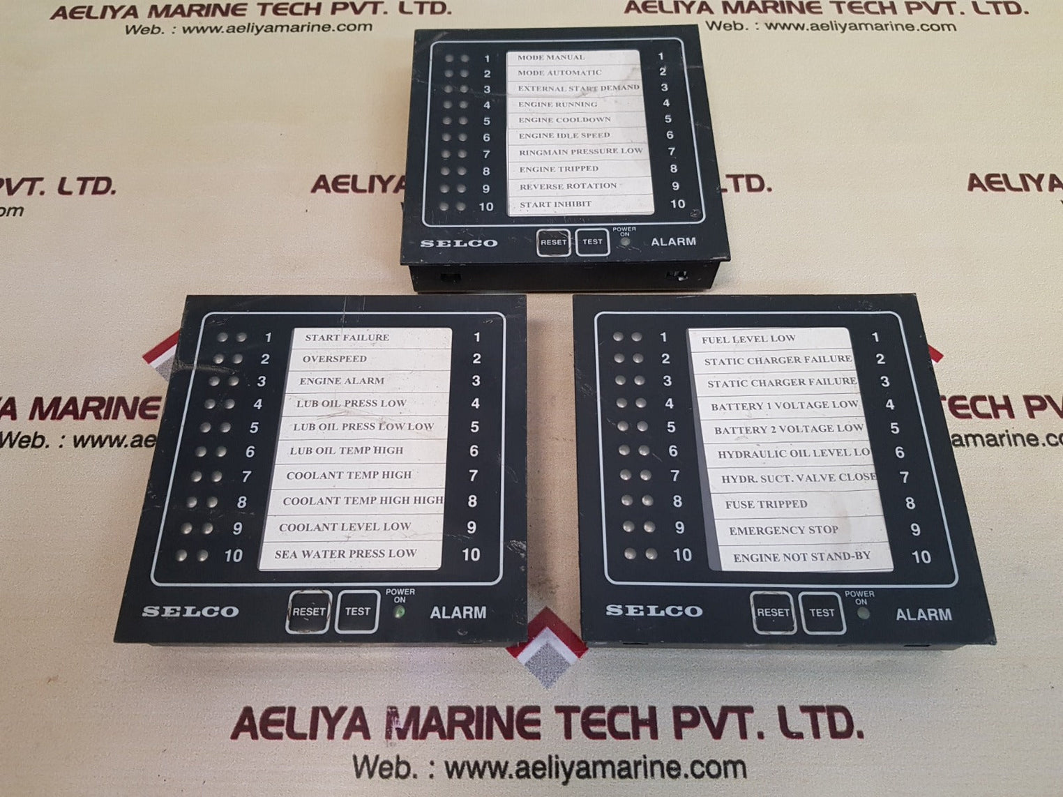 Selco m1000-24-10c alarm annunciator 12-24v
