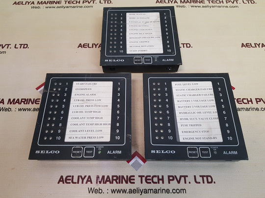 Selco m1000-24-10c alarm annunciator 12-24v