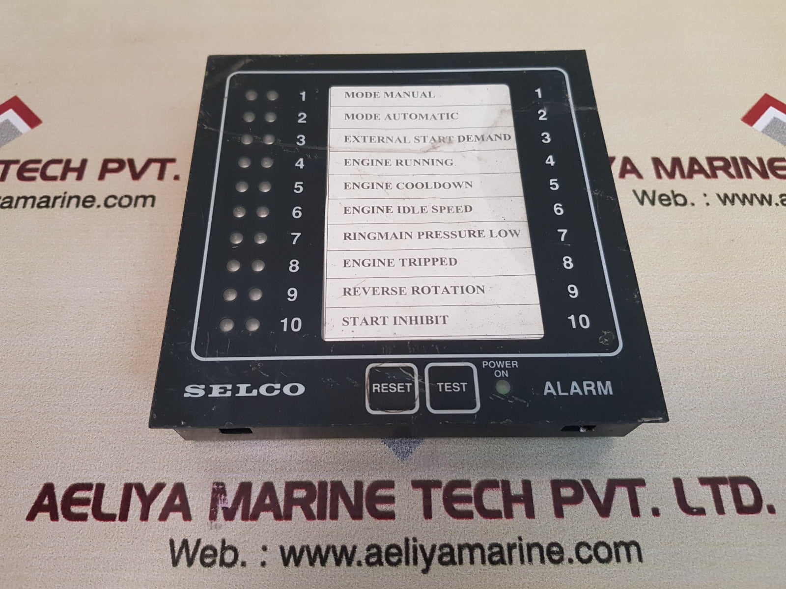 Selco m1000-24-10c alarm annunciator 12-24v